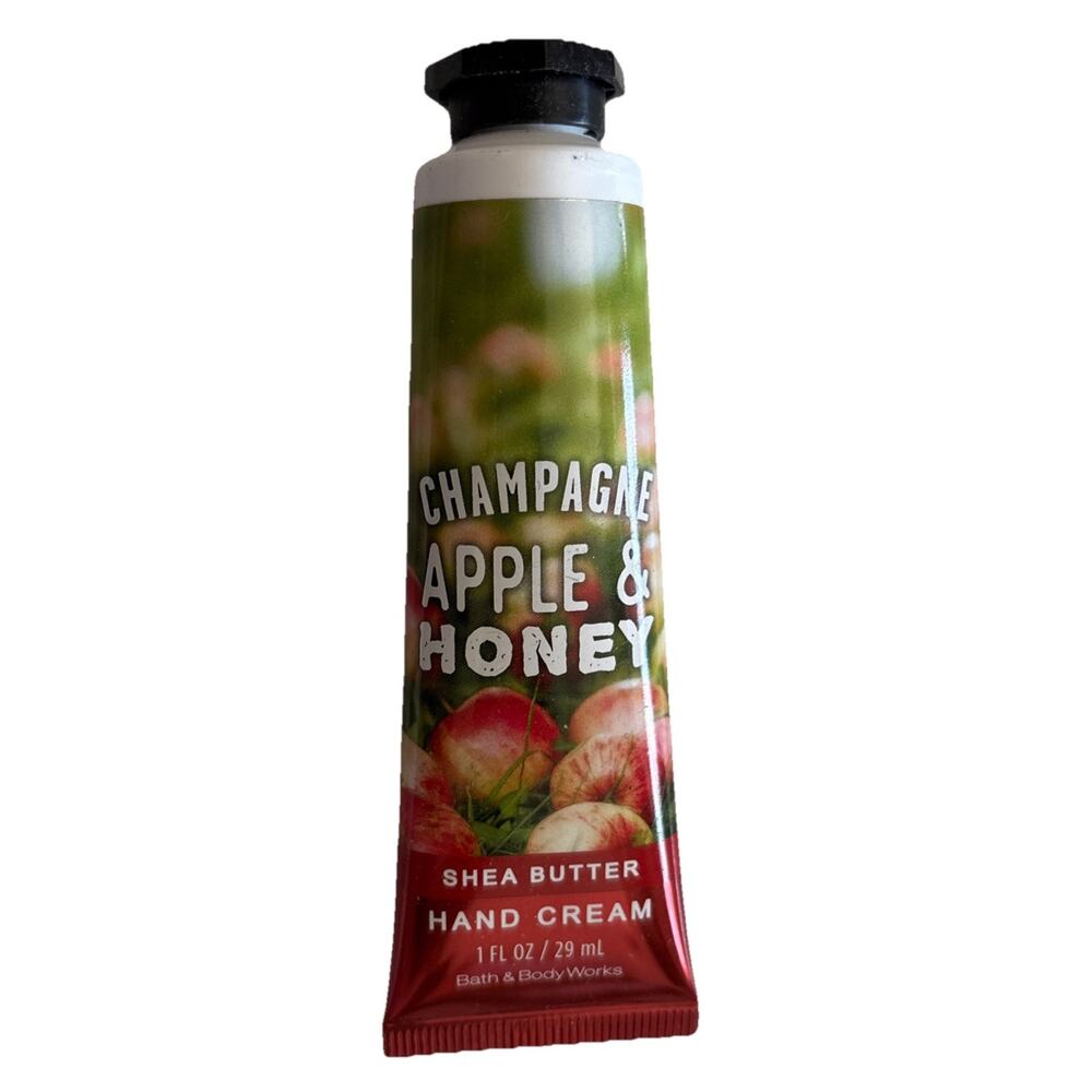 Bath & Body Works Champaign Apple & Honey Hand Cream Lotion 1 OZ Shea Butter